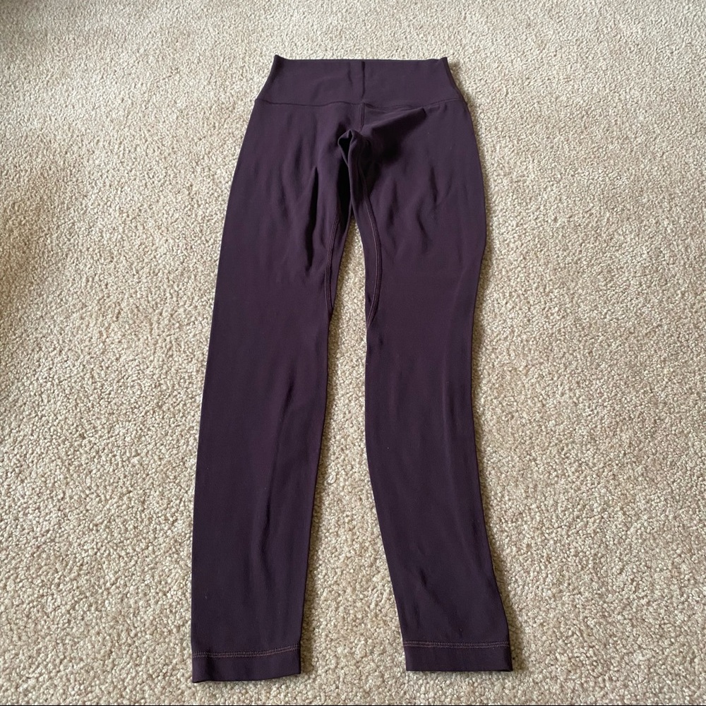 Lululemon Align Pant 28” Size 4 Plum Shadow